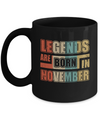 Classic Vintage Legends Are Born In November Birthday Mug Coffee Mug | Teecentury.com
