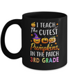 I Teach The Cutest Pumpkins In The Patch 3rd Grade Halloween Mug Coffee Mug | Teecentury.com