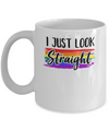 I Just Look Straight LGBT Pride Month Mug Coffee Mug | Teecentury.com