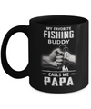 My Favorite Fishing Buddy Calls Me Papa Fish Fathers Day Mug Coffee Mug | Teecentury.com