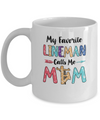 My Favorite Lineman Calls Me Mom Mothers Day Gift Mug Coffee Mug | Teecentury.com