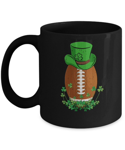 Shamrock Football Leprechaun St Patricks Day Mug Coffee Mug | Teecentury.com