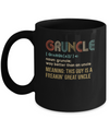 Gruncle For Great Uncles Definition Awesome Vintage Gift Mug Coffee Mug | Teecentury.com