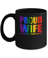 Proud Wife Lesbian Pride Month LGBT Mug Coffee Mug | Teecentury.com
