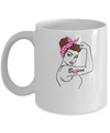 Support Breast Cancer Awareness Warrior Believe Mug Coffee Mug | Teecentury.com