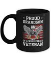 Proud Grandson Of World War 2 Veteran Patriotic Mug Coffee Mug | Teecentury.com