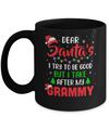 Dear Santa I Tried To Be Good But My Grammy Christmas Kids Mug Coffee Mug | Teecentury.com