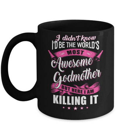 World's Most Awesome Godmother Mothers Day Gift Mug Coffee Mug | Teecentury.com