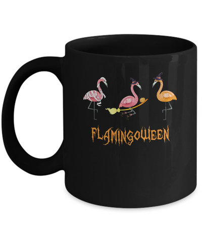 Funny Flamingoween Flamingo Halloween Gifts Mug Coffee Mug | Teecentury.com