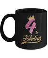 4Th And Fabulous Four Birthday Mug Coffee Mug | Teecentury.com