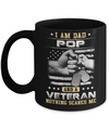 I'm A Dad Pop And A Veteran Nothing Scares Me Mug Coffee Mug | Teecentury.com