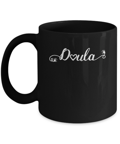 Doula Heart For Birth Baby Born Postpartum Mug Coffee Mug | Teecentury.com
