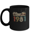 41th Birthday Gift Vintage 1981 Classic Mug Coffee Mug | Teecentury.com