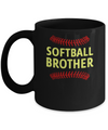 Softball Brother Mug Coffee Mug | Teecentury.com