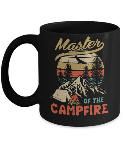 Camping Master Of The Campfire Fathers Mothers Day Gift Mug Coffee Mug | Teecentury.com