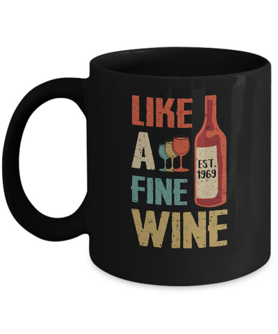 Vintage Like A Fine Wine Est 1969 50Th Birthday Gift Mug Coffee Mug | Teecentury.com