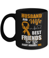 Husband & Wife Best Friends For Life Fight Against Ms Mug Coffee Mug | Teecentury.com