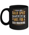 It's Not A Bald Spot It's A Solar Panel For A Sex Machine Mug Coffee Mug | Teecentury.com