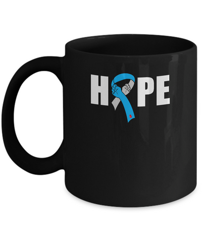 Hope Cure Fight T1D T2D Diabetic Diabetes Warrior Mug Coffee Mug | Teecentury.com