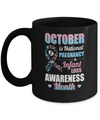 October Is Pregnancy And Infant Loss Awareness Month Mug Coffee Mug | Teecentury.com