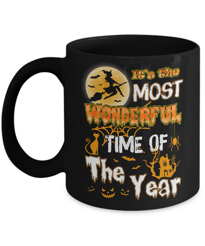 Halloween It's The Most Wonderful Time Of The Year Witches Mug Coffee Mug | Teecentury.com