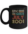 Epic Since July 2001 Vintage 21th Birthday Gifts Mug Coffee Mug | Teecentury.com