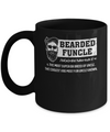 Bearded Funcle Funny Uncle Definition Beard Mug Coffee Mug | Teecentury.com