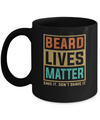 Vintage Beard Lives Matter Funny Bearded Man Gift Mug Coffee Mug | Teecentury.com