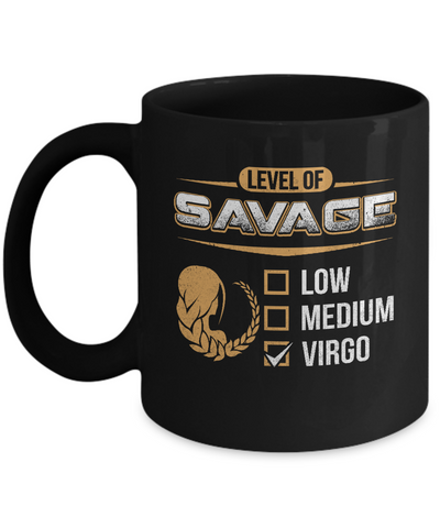 Level Of Savage Virgo Mug Coffee Mug | Teecentury.com