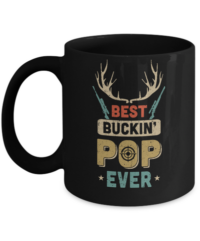 Vintage Best Buckin' Pop Ever Deer Hunting Mug Coffee Mug | Teecentury.com