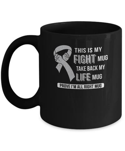 This Is My Fight Brain Cancer Diabetes Awareness Mug Coffee Mug | Teecentury.com