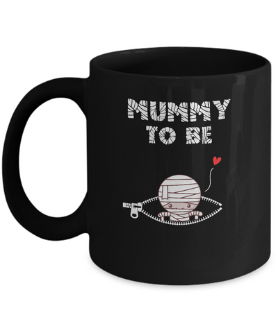 Cute Baby Mummy To Be Pregnant Halloween Costume Mug Coffee Mug | Teecentury.com