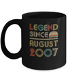 Legend Since August 2007 Vintage 15th Birthday Gifts Mug Coffee Mug | Teecentury.com