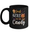 Just Here For The Candy Funny Halloween Kids Boy Girl Mug Coffee Mug | Teecentury.com