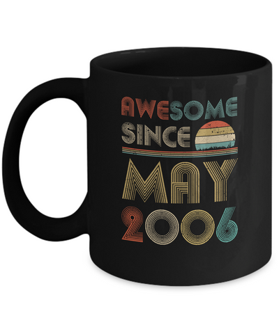 Awesome Since May 2006 Vintage 16th Birthday Gifts Mug Coffee Mug | Teecentury.com