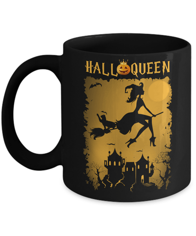 Funny Halloween Pumpkin Queen Mug Coffee Mug | Teecentury.com