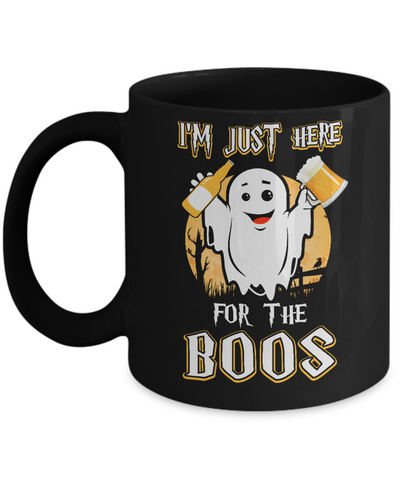 I'm Just Here For The Boos Halloween Beer Mug Coffee Mug | Teecentury.com