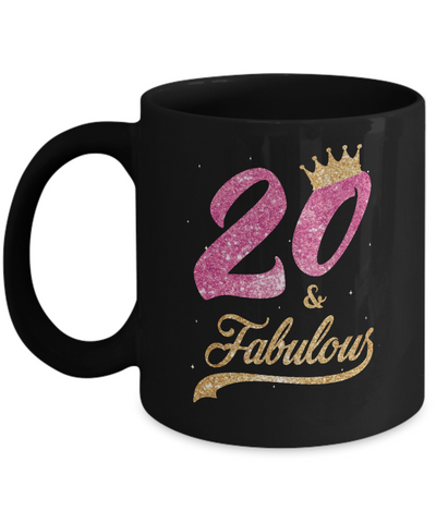 20 And Fabulous 2002 20th Birthday Gift Mug Coffee Mug | Teecentury.com