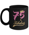 75 And Fabulous 1947 75th Birthday Gift Mug Coffee Mug | Teecentury.com