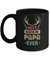 Vintage Best Buckin' Papa Ever Deer Hunting Mug Coffee Mug | Teecentury.com