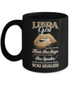 Libra Girl Knows More Than She Says September October Birthday Mug Coffee Mug | Teecentury.com
