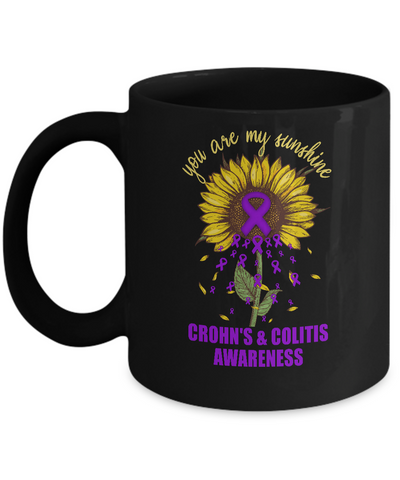 You Are My Sunshine Crohn's & Colitis Awareness Mug Coffee Mug | Teecentury.com
