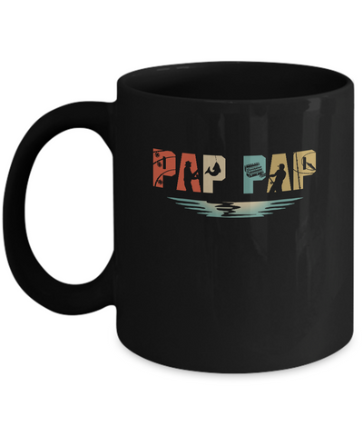 Vintage Fishing Pap Pap Father's Day Gift Mug Coffee Mug | Teecentury.com