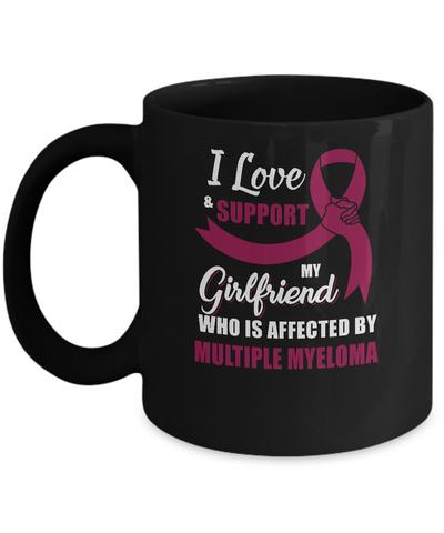 Multiple Myeloma Awareness Support Burgundy Girlfriend Boyfriend Mug Coffee Mug | Teecentury.com