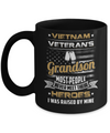 Vietnam Veteran's Grandson I Was Raised By Mine Mug Coffee Mug | Teecentury.com