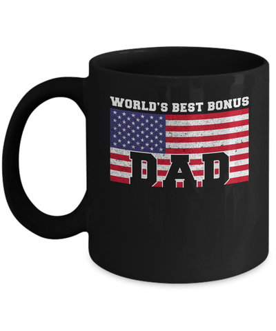 Worlds Best Bonus Dad Stepdad Mug Coffee Mug | Teecentury.com