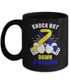 Boxing knock out Down Syndrome Awareness Support Mug Coffee Mug | Teecentury.com