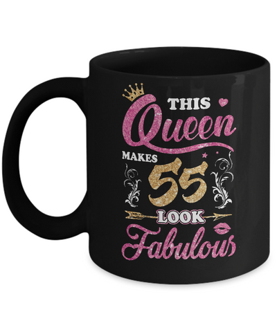 This Queen Makes 55 Look Fabulous 1967 55th Birthday Mug Coffee Mug | Teecentury.com