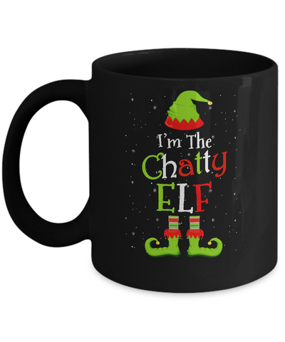 I'm The Chatty Elf Family Matching Funny Christmas Group Gift Mug Coffee Mug | Teecentury.com