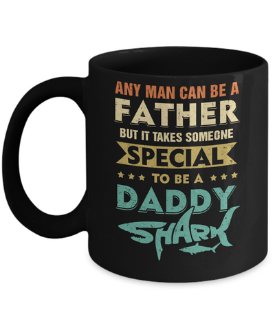 Vintage Someone Special To Be A Daddy Shark Fathers Day Mug Coffee Mug | Teecentury.com